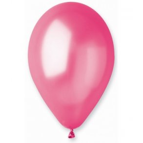 Ballon Metallic Pink, 10 stk. 