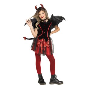 Djvel Kjole kostume til Piger