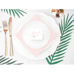 Presentfrpackning - Thank you i rosaguld