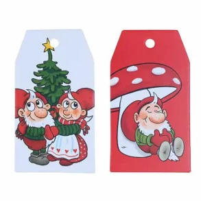 Julius nisse - Gavemrker 6 stk.