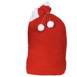 Tomtesck i rtt velourtyg 60x100cm