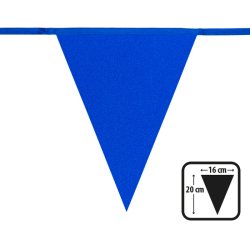 Flaggbanner med 12 flaggor i glitterbltt