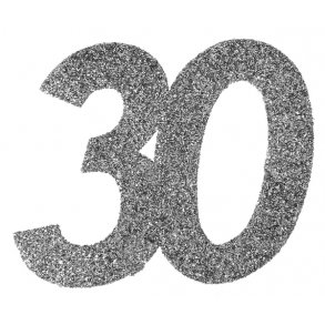 Tal konfetti stor 30 SLV