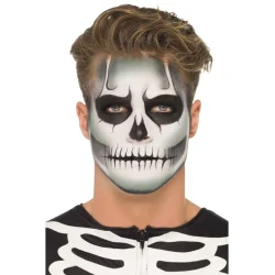 Skelet ansigtsmalings st - glow