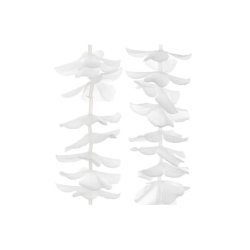 Blommor vinstockar i  vit