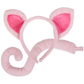 Gris st med rer og hale