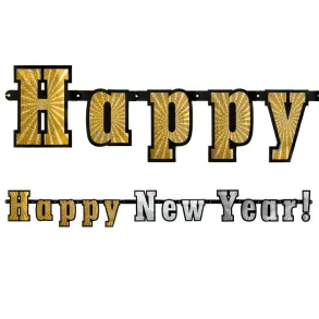Happy new year karton banner