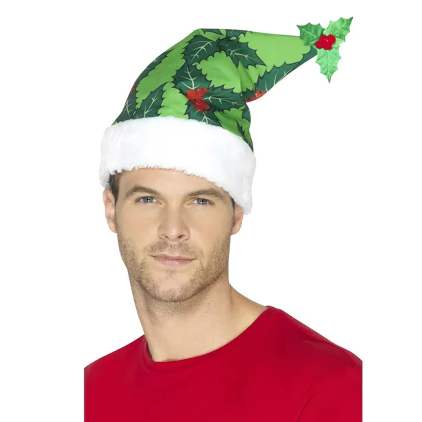 Nissehue i grn med kristtjrn