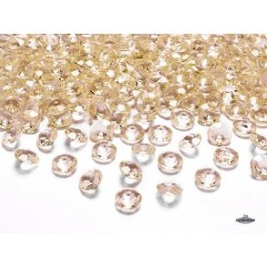 Diamant konfetti 12 mm Fersken