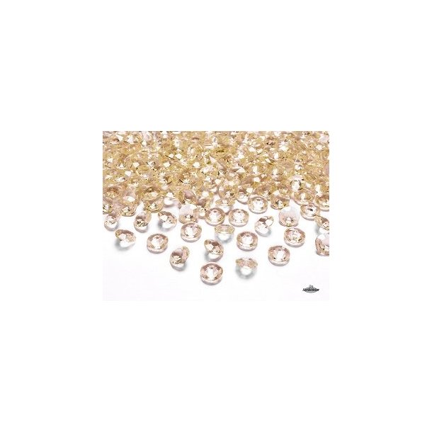 Diamant konfetti 12 mm Fersken