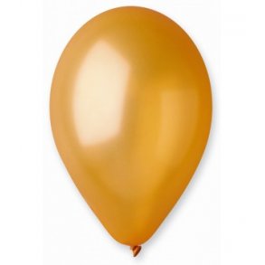 Ballon Metallic Guld, 10 stk. 