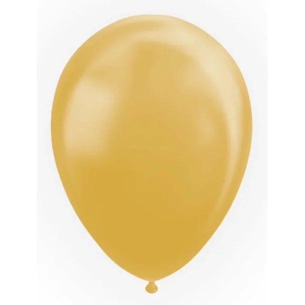 Ballon metallic guld 10 stk. 