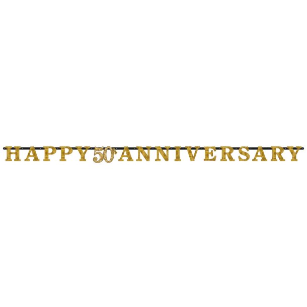 Banderol"happy 50 anniversary"