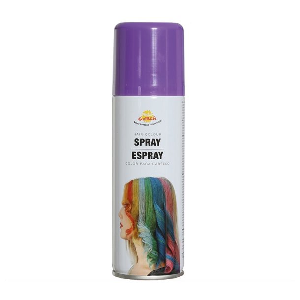 forskel Klasseværelse flydende Hårspray i lilla | Køb Hårfarve i spray til udklædning