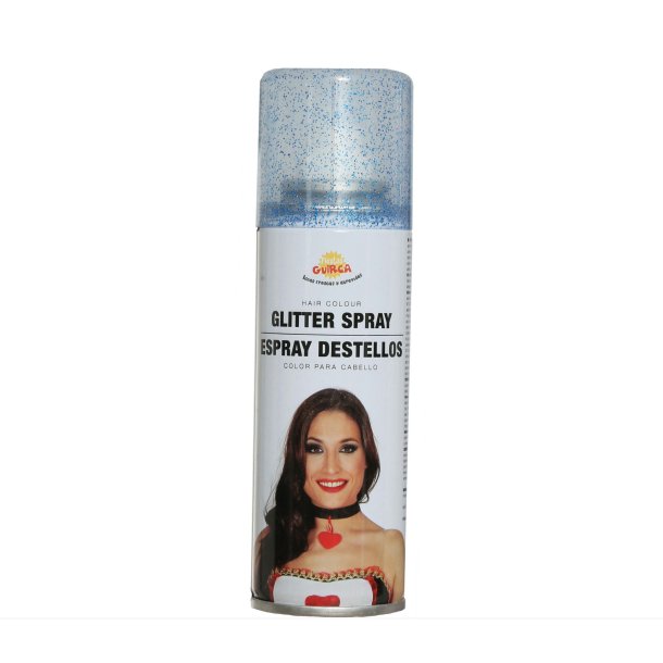 Hårspray glitter i blå