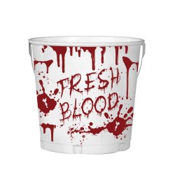 Blodig spand - fresh blood