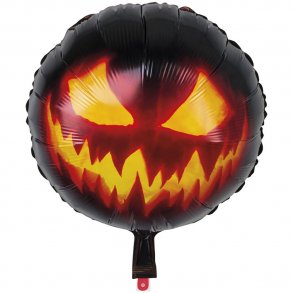Folieballon med sort grskar