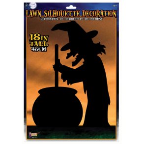 Halloween Silhouet heks
