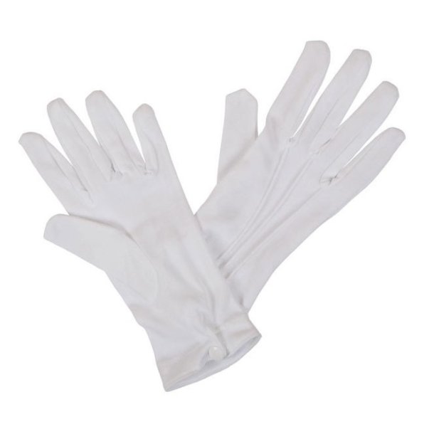 Handsker til i med knap | hvide handsker til og børn