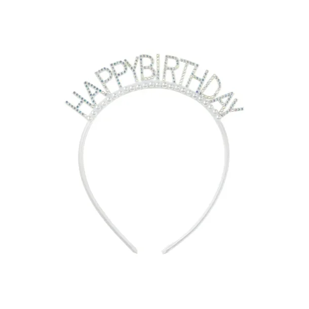 Happy Birthday h�rb�jle i hvid