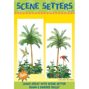 Hawaii Vgdekoration med Palmer