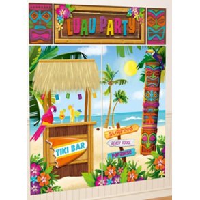 Hawaii Vgdekoration med Tiki bar