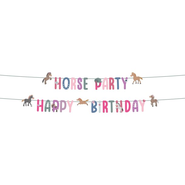 Hstbanderoll - Happy Birthday 1,5m