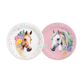 Heste tallerkener - Flowers