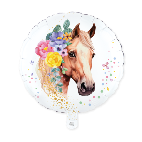 Heste folieballon - Flowers
