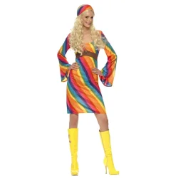 Hippie klnning - Rainbow