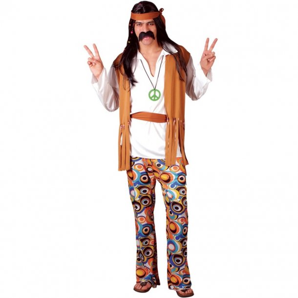 Hippie kostume MAND