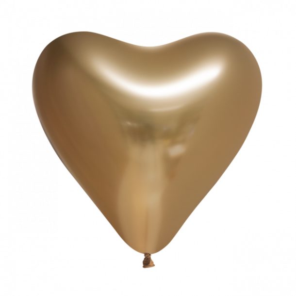 Ballon Hjerte Mirror Guld