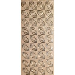 Stickers med glitter hjrner med kristtjrn