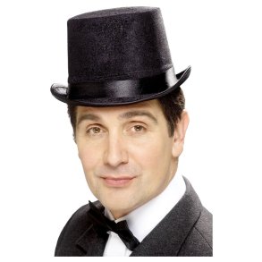 Hj Hat i sort velour