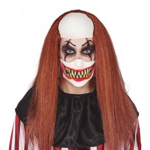 Horror klovn halvmaske Payaso