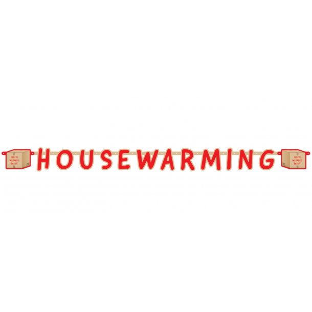 House warming banner