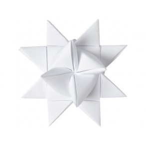 Stjernestrimler Glitter HVID