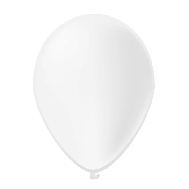 Ballon  30 cm, 10 stk. Hvid