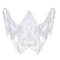 Dekorations stof 200x500cm i hvid