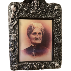 Effekt bild med kvinna