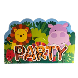 Inbjudan till djungel "Party"