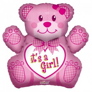  its a Girl Bamse folieballon 
