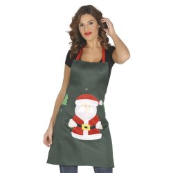 Julfrklde i grnt med jultomten