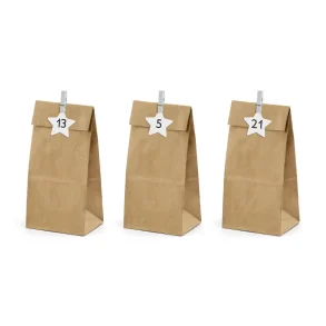 Presentpsar i papper som julkalender  komplett