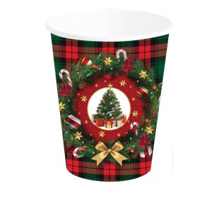 Julkoppar med julgran