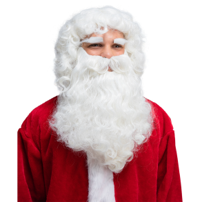 Julemands paryk, skg og jenbryn