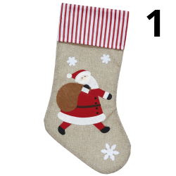 Julstrumpor med julmotiv LUX