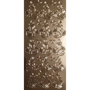 Klistermrken med julljus