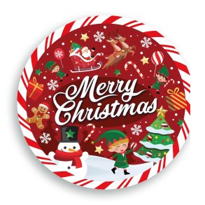 Juletallerken - merry christmas