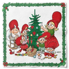 Julius Julservett med tomtefamiljen